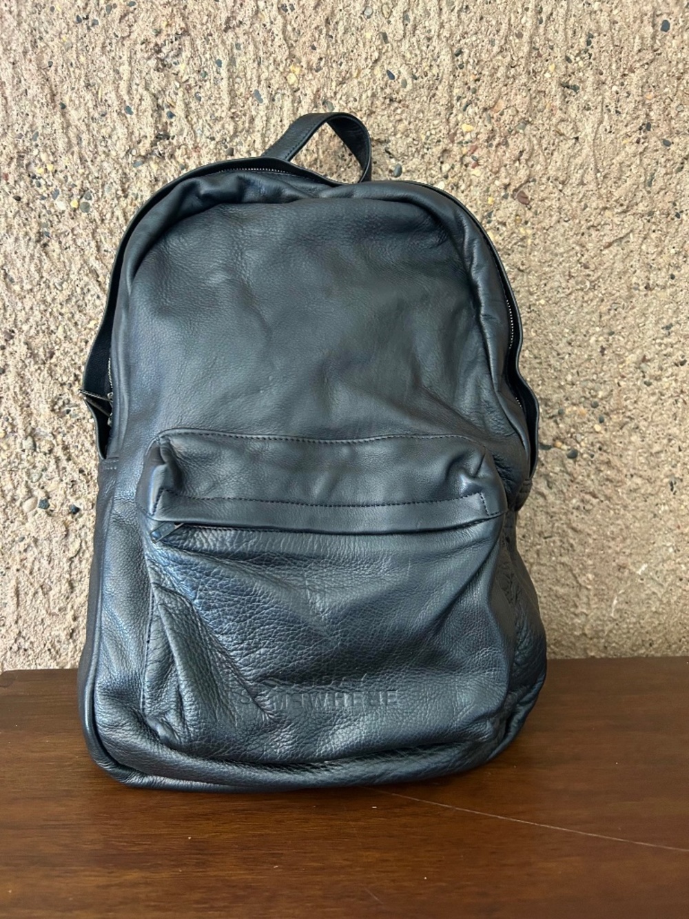 Sunday Somewhere Black 100% Leather Backpack – Soft Slouchy Style